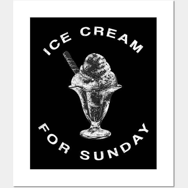 Ice Cream For Sunday Wall Art by FungibleDesign